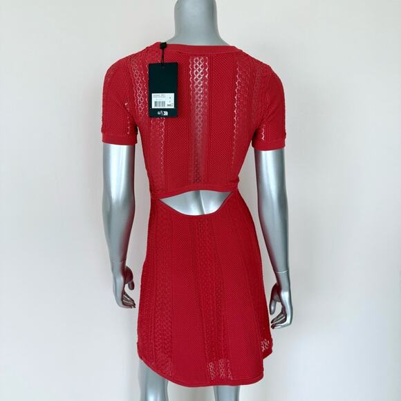 NWT!!! The Kooples women red dress size 0 or XS/S - Picture 5 of 11